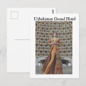 UZBEKISTAN HOTEL BRIEFKAART (Voorkant / Achterkant)