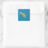 Uzbekistan Kaart Sticker (Tas)