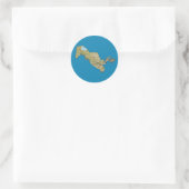 Uzbekistan Kaart Sticker (Tas)