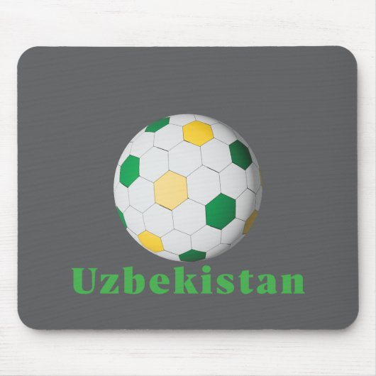 Uzbekistan Soccer Muismat (Voorkant)