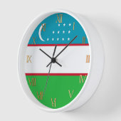 Uzbekistan vlag (Hoek)