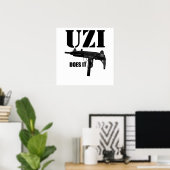 UZI doet het Poster (Thuiskantoor)