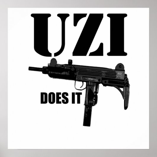 UZI doet het Poster (Voorkant)
