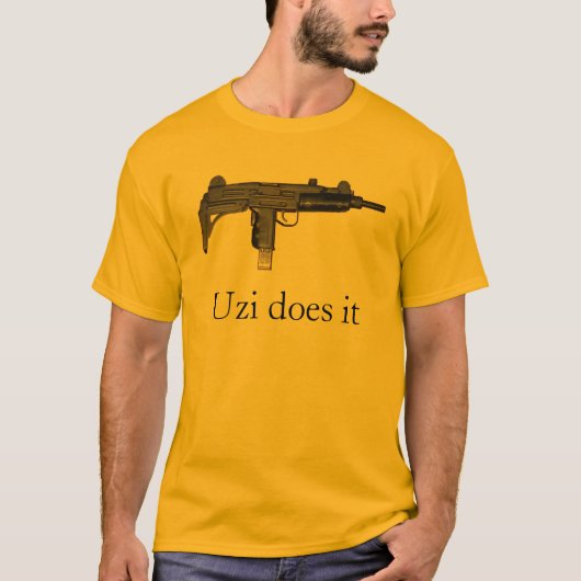 Uzi doet het T-Shirt (Voorkant)