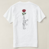 Uzi Roos T-shirt (Design achterkant)