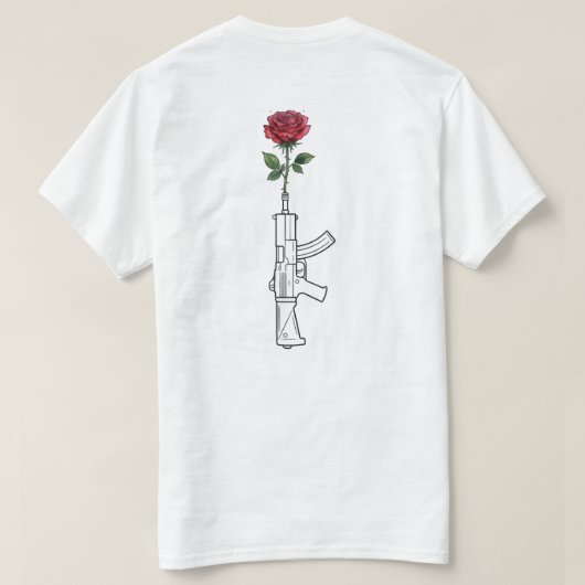 Uzi Rose T-shirt (Design achterkant)