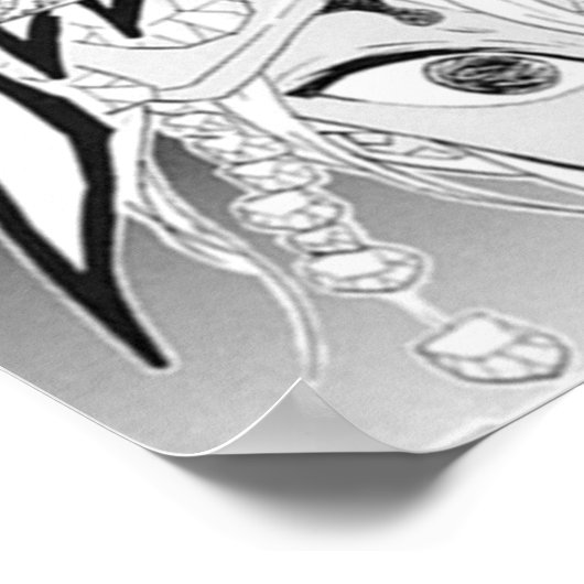 Uzui Tengen Demon Slayer KNY Collage Poster (Hoek)