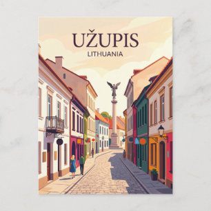 Užupis district Litouwen Briefkaart