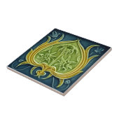 V0002 Victoriaans Antiek Reproduction Ceramic Tile Tegeltje (Zijkant)