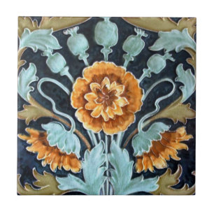 V0008 Victoriaans Antiek Reproduction Ceramic Tile Tegeltje