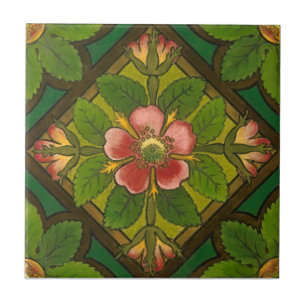V0012 Victoriaans Antiek Reproduction Ceramic Tile Tegeltje