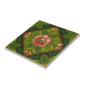 V0012 Victoriaans Antiek Reproduction Ceramic Tile Tegeltje (Zijkant)