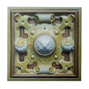 V0014 Victoriaans Antiek Reproduction Ceramic Tile Tegeltje