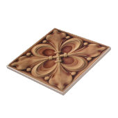 V0016 Victoriaans Antiek Reproduction Ceramic Tile Tegeltje (Zijkant)