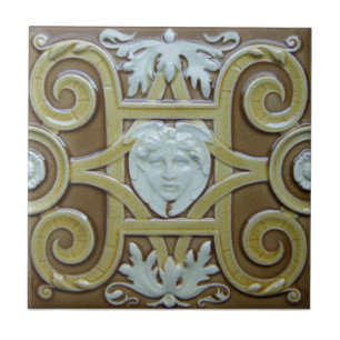 V0019 Victoriaans Antiek Reproduction Ceramic Tile Tegeltje