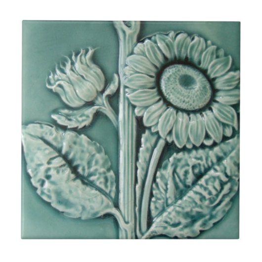 V0020 Victoriaans Antiek Reproduction Ceramic Tile Tegeltje (Voorkant)
