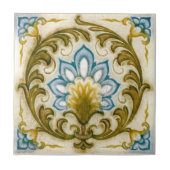 V0025 Victoriaans Antiek Reproduction Ceramic Tile Tegeltje (Voorkant)