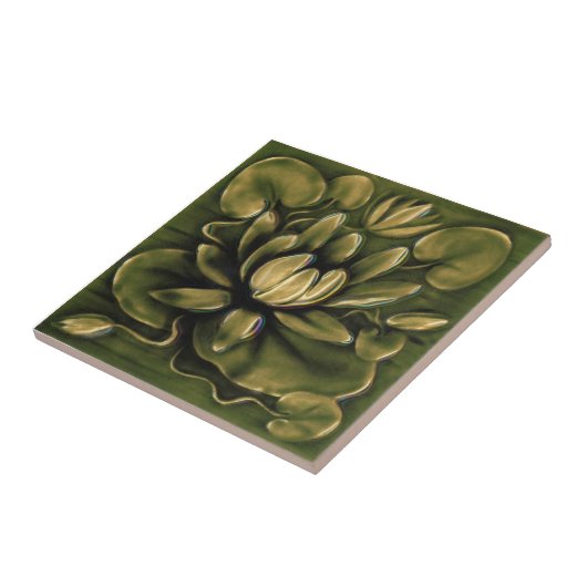 V0028 Victoriaans Antiek Reproduction Ceramic Tile Tegeltje (Zijkant)