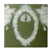 V0047 Victoriaans Antiek Reproduction Ceramic Tile Tegeltje (Voorkant)