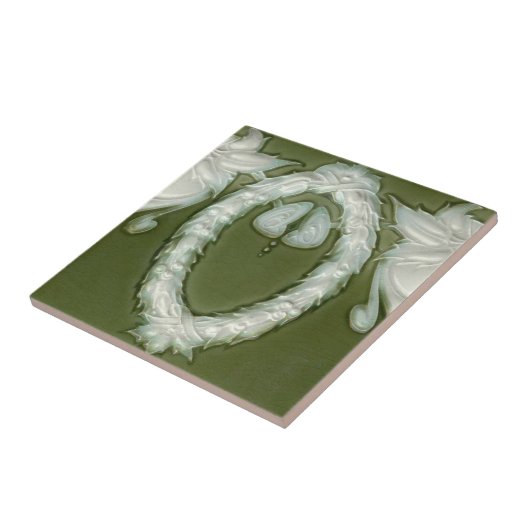 V0047 Victoriaans Antiek Reproduction Ceramic Tile Tegeltje (Zijkant)