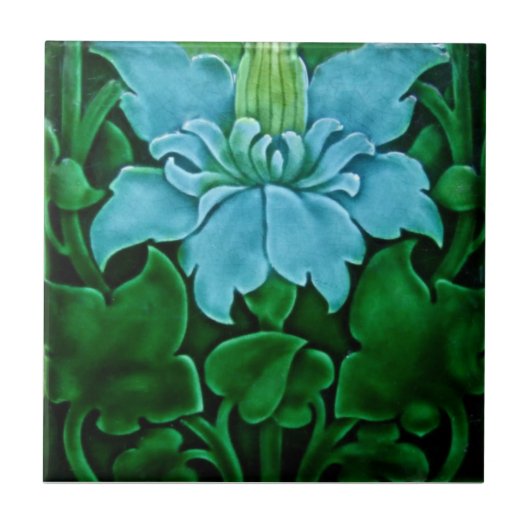 V0061 Victoriaans Antiek Reproduction Ceramic Tile Tegeltje (Voorkant)