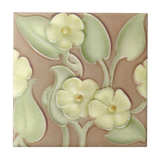 V0062 Victoriaans Antiek Reproduction Ceramic Tile Tegeltje (Voorkant)