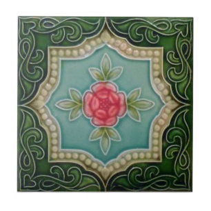 V0063 Victoriaans Antiek Reproduction Ceramic Tile Tegeltje