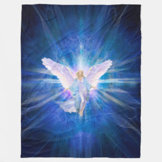 V009-Angel 5 Blue Fleece Deken
