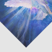 V009-Angel 5 Blue Tissuepapier (Detail)