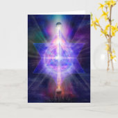 V055 "Merkaba Space" Kaart (Gele Bloem)