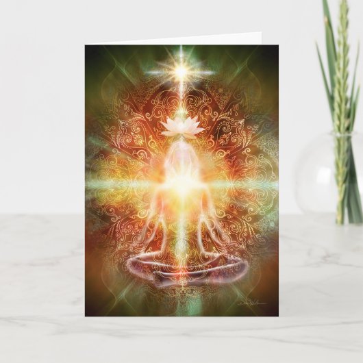 V059 Lotus Meditator Kaart (Voorkant)