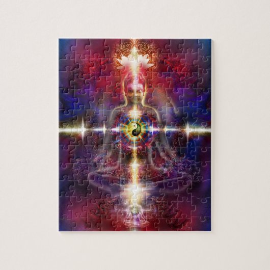 V074 Awake Buddha Dragons Legpuzzel (Verticaal)