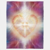 V076 Licht in schaduw 45 Fleece Deken (Voorkant)