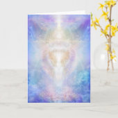 V099 Corona Angel Kaart (Gele Bloem)