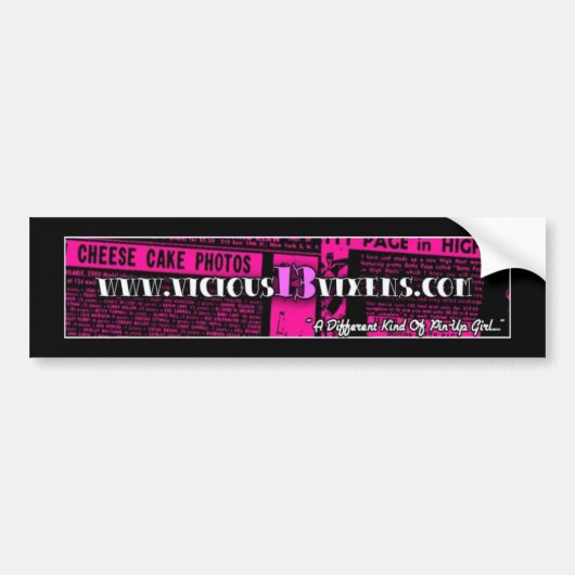 V13V-bumpersticker Bumpersticker (Voorkant)