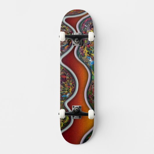 V19 Abstract Persoonlijk Skateboard (Voorkant)