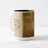 V1 BuddhaVandaag #5 zen Mok - Buddha Roos & Quote (Voorkant links)