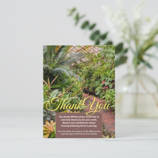 V1 Tropische Planten Hartelijk dank Kaart (Staand voorkant)