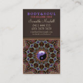 V2: Alternatief Oosterse YinYang New age Visitekaartje (Achterkant)