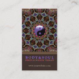 V2: Alternatief Oosterse YinYang New age Visitekaartje