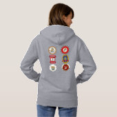 V2 MCU ALL SCHOOLS Hoodie - Dames (Achterkant volledig)