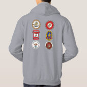 V2 MCU ALL SCHOOLS Hoodie - Heren (Achterkant)