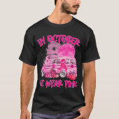V2DJ School Bus Driver Leopard Borstkanker T-shirt (Voorkant)