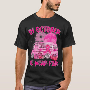 V2DJ School Bus Driver Leopard Borstkanker T-shirt