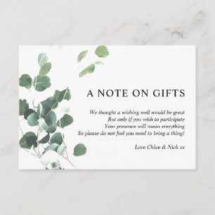 V4 Waterverf verlaat Chloe Nick Gifts Informatiekaartje