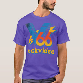 V66 Retro Boston Rock Video T-shirt
