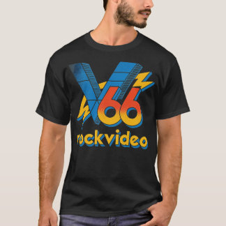 V66 Retro Boston Rock Video T-shirt