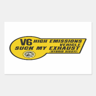 V6 SUV Sticker (geel) 4 voorgevulde pennen