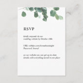 V7 Aquarel verlaat ChloeNick RSVP Informatiekaartje (Voorkant)