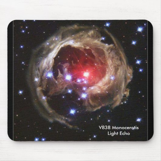 V838 Monocerotis Light Echo Mousepad Muismat (Voorkant)